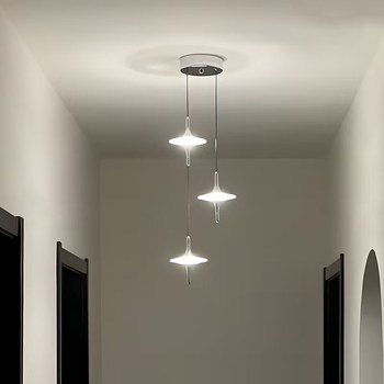 Bedroom Bedside Star Pendant Light, Entrance Hallway Ufo Pendant Light, Background Wall Atmosphere Light, Decorative Entryway Pendant Light