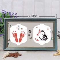 Fetal hair painting diy self-made custom baby baby fetal hair twelve zodiac rat baby souvenir diy custom handmade