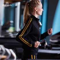 2019 spring new sports leisure suit fashion slim body with elastic