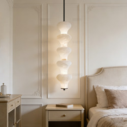 Italian-Style Light Luxury Bedroom Bedside Small Chandelier, Vintage Marble Living Room, Hotel, Guesthouse, Restaurant, Bar Counter, Unique Atmosphere Light