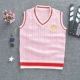 Mùa thu đông mùa đông áo vest nam cổ chữ V cotton cotton cỡ lớn cho sinh viên áo len không tay áo vest