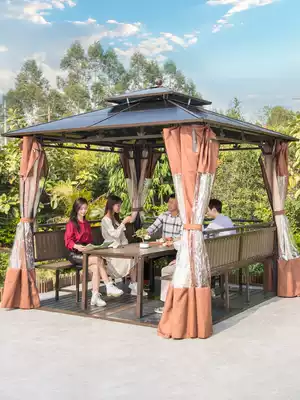 Outdoor awning Pavilion tent courtyard garden terrace outdoor park pergola leisure pavilion canopy shelter
