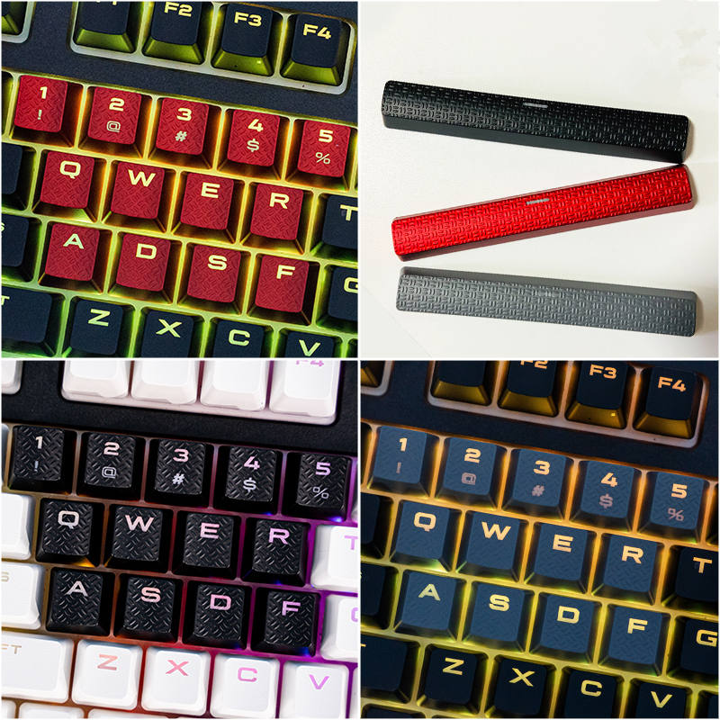 Mechanical Keyboard Keycaps Translucent Texture Anti-Slip Oem Keycaps Cherry Mx Keycaps Professional Gaming Keycaps