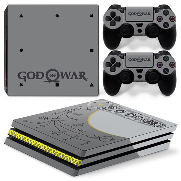 Old PS4 Film SLIM Sticker Body Sticker New PS4 PRO Handle Sticker God of War Limited Edition