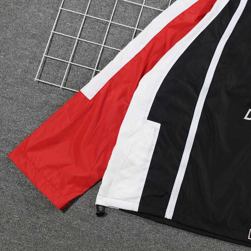 Ins super cháy trench coat nam giới và phụ nữ sinh viên hiphop kem chống nắng áo khoác màu phù hợp với hip hop tide thương hiệu áo khoác mỏng áo gió phản quang