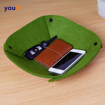 Storage basket desktop snacks storage basket fabric folding finishing basket kitchen storage box sundries toy storage basket