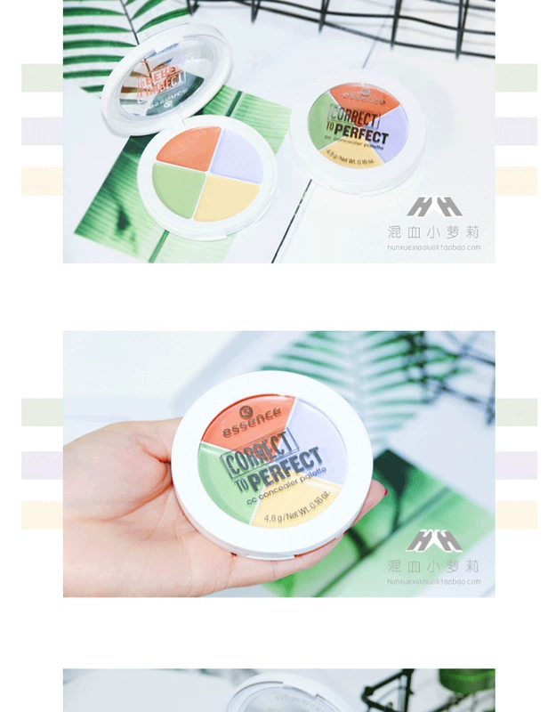 Gõ nó và lau nó đi! Tinh chất che khuyết điểm bốn màu của Đức Essence che khuyết điểm maybelline fit me