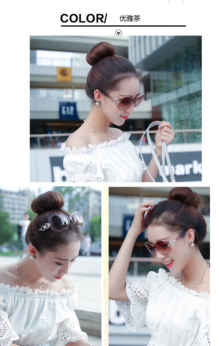 2018 new sunglasses của phụ nữ triều big khung kính lái xe phân cực round mặt sunglasses retro thanh lịch ếch gương kính thời trang nữ