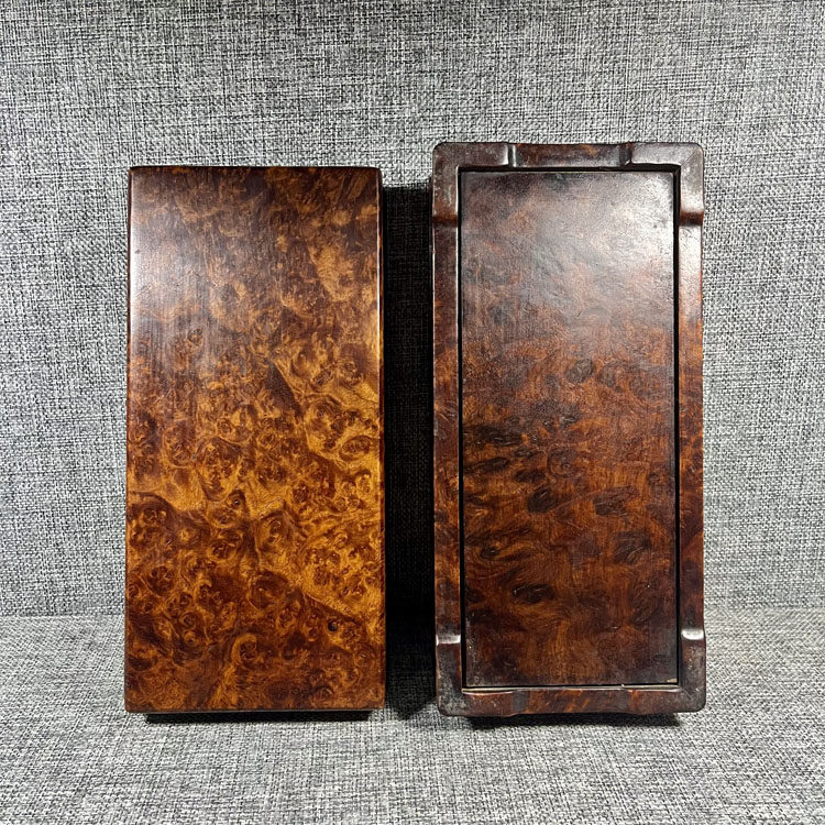 清代海南黄花梨瘿木满鬼脸首饰盒，古韵之美如何传承？-木艺/木雕-淘宝