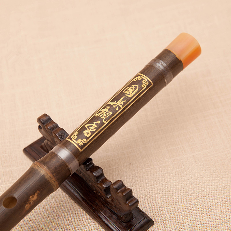 Flute beginnics section Purple Bamboo Cross Flute to practice flute Bitter Bamboo Flute to send flute film Yixin musical instrument