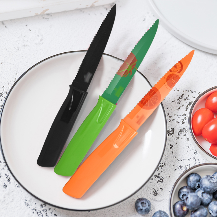Swiss single KR multifunctional bread knife tomato knife stainless steel wave blade household sawtooth lengthened fruit knife