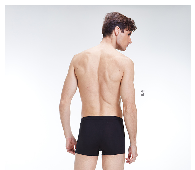 Đồ lót đậu đỏ nam cotton boxer quà tặng thanh niên bốn góc quần short thoáng khí quần short nam quần quần lọt khe