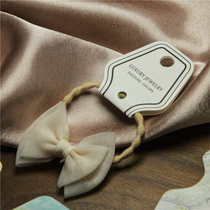  Korean version of the universal jewelry hairpin earrings earrings hair ring necklace rubber band packaging cardboard DIY head rope paper card custom