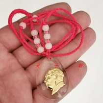 Gross Grandpa Crystal Pendant Necklace necklace male and female couple Ping An Large number of beads hanging decoration Chair Like Chapter