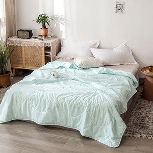 安睡宝磨毛印花夏被空调被多功能被子