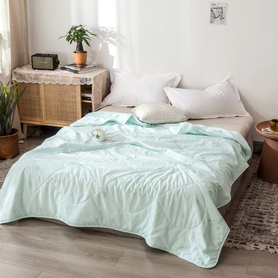 安睡宝磨毛印花夏被空调被多功能被子