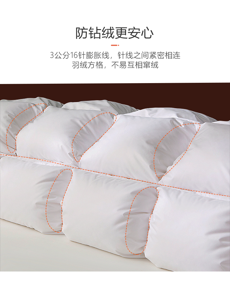 安睡宝  杜邦抗菌鹅绒被 俄罗斯进口95白鹅绒 图8
