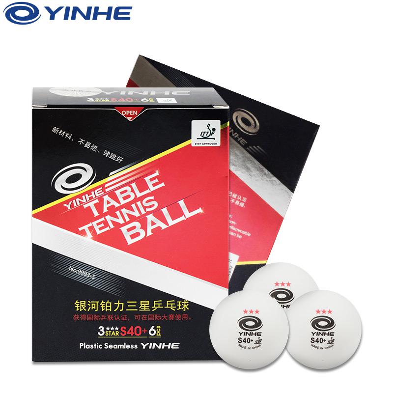 Spot Galaxy Table Tennis Seamless Ball 40 Platinum Force Three Planet 3 Stars Plastic Ball Professional Match Ball 