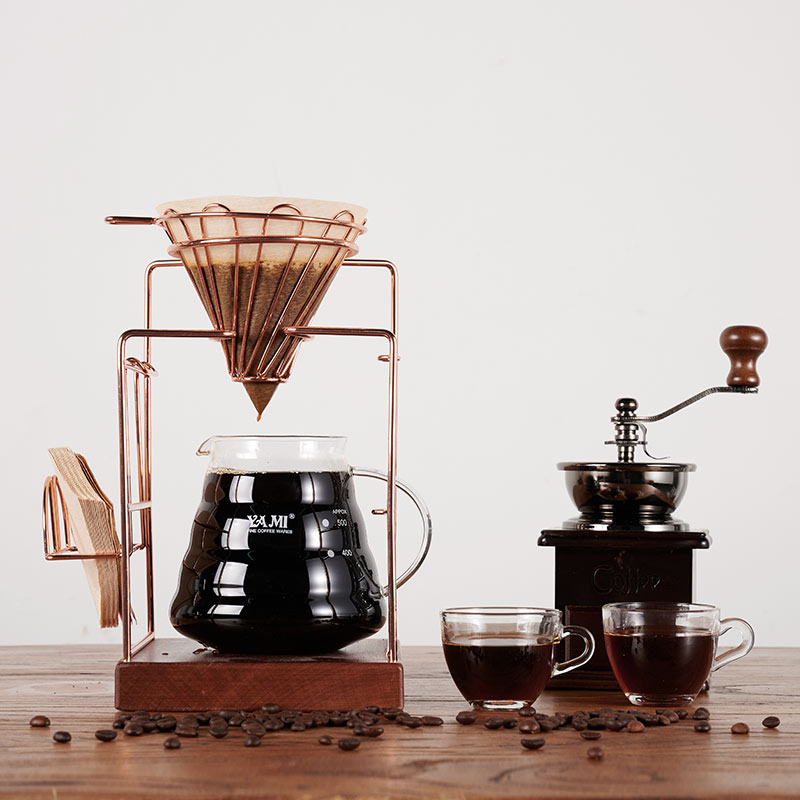 Yami hand coffee maker set driptype home coffee filter cup sharing pot