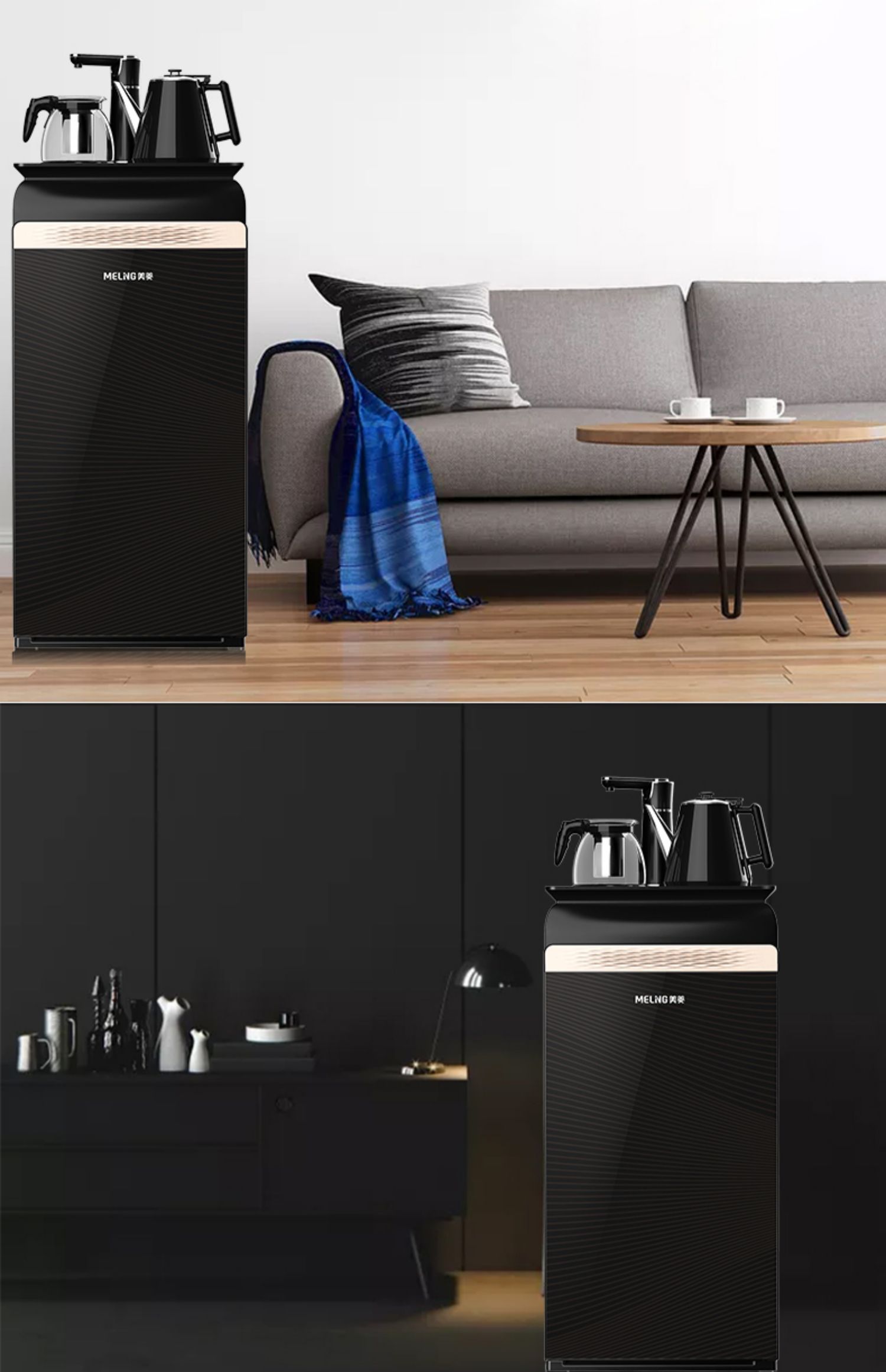 máy lọc nước sanaky Meiling dọc máy thanh trà nhà tự động nước mới đa chức năng nhỏ nóng lạnh nước xô nước lạnh - Nước quả kangaroo máy lọc nước