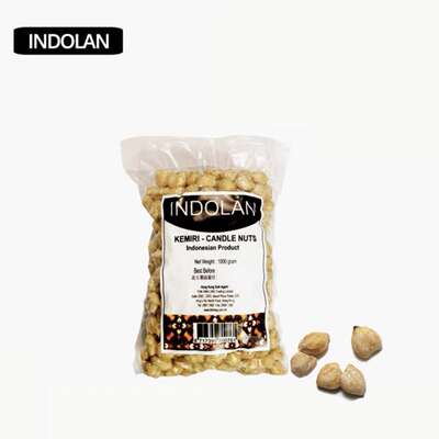 Indonesian imported INDOLAN Candle Nuts, stone ancient meat, stone millet Candle Nuts1000g
