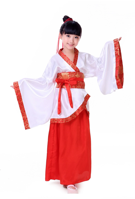 Trang phục trẻ em, nữ đệ tử trang phục Hán, trang phục Gui Shutong, trang phục biểu diễn kinh điển ba nhân vật thời nhà Đường - Trang phục