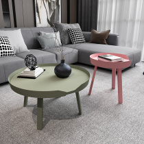 Nordic creative style furniture coffee table simple small apartment living room modern round side size coffee table combination
