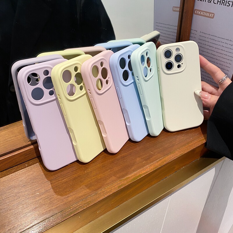 [All-Inclusive Silicone Camera Button Cover] Shell Research Institute's New Model Is Suitable for Apple 16Promax Mobile Phone Case 16Pro15Promax Protective Cover, All-Inclusive Anti-Fall 141312