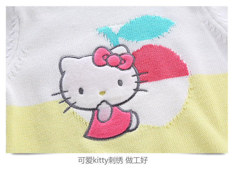 Pull fille HELLO KITTY à manche longue - Ref 2103880 Image 30