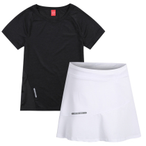 New sports hakama women summer running fast dry badminton skirt sports culottes tennis skirt yoga skirt anti-walking pants