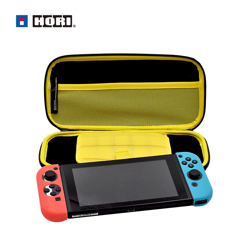 Официальная консоль Nintendo Switch от Hori с лицензией Pokémon, тема Пикачу, ABS-накладка для хранения и защита упаковка
