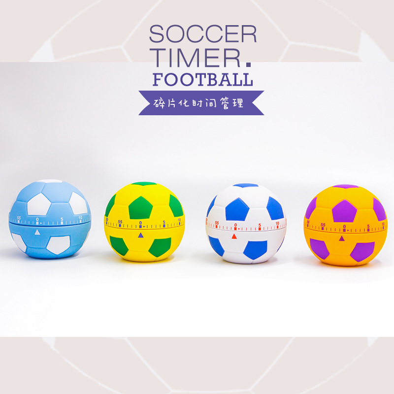 Football Student Time Manager Tomato Learning Fa Efficiency Timer Mechanical Reminder Timer Countdown Timer