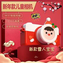 2020 Christmas gift Childrens camera Snowman digital camera WIFI June 1 gift