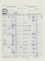 Train stamp route sheet Chengjing Train (Chengdu) 4