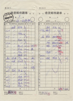 Xikun Train (Xian) 9 postmark road ticket