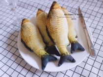 Catnip fish plush fish cat toy cat molars vent teasing cat magic artifact cat teasing stick simulation (full 30)