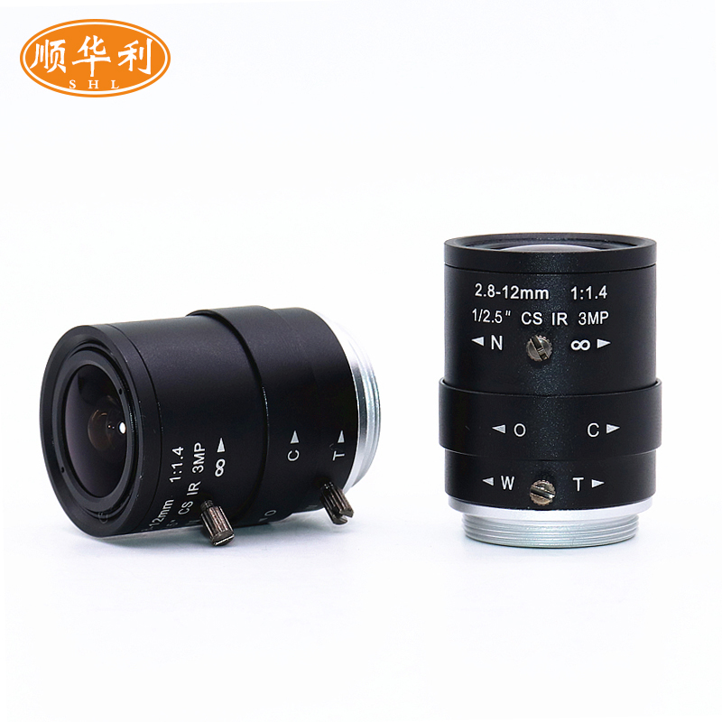 HD 3MP Manual Zoom 2.8-12MM Surveillance Vision CCD Lens Industrial Camera Lens 1 2.5