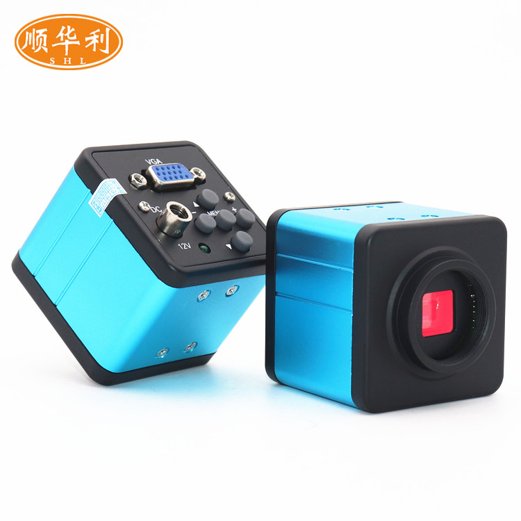 全新200万像素高速30帧VGA工业相机显微镜测量摄像头内置十字线