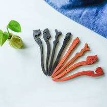 Semi-finished wood hairpin purple sandalwood hairpin sandalwood hairpin hairpin hairpin ancient style jewelry Hanfu