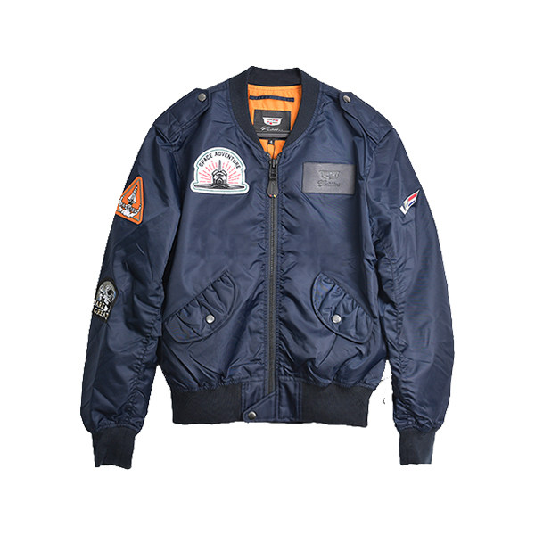(Cadillac) flight jacket (thin section) waterproof fabric windproof embroidery process custom logo personality