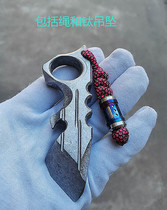 Outdoor tool bottle opener to play with pry bar EDC portable TC21 titanium alloy pry tea