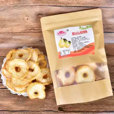 Dried pear snow pear special new sweet pear dry snow pear ring pear slice fruit snack dried fruit 500g