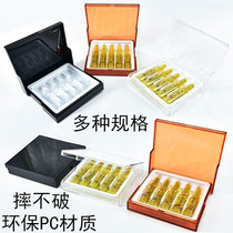 A variety of specifications of shading rescue truck medicine box finishing injection storage portable sealed pharmacy brown transparent fall resistant