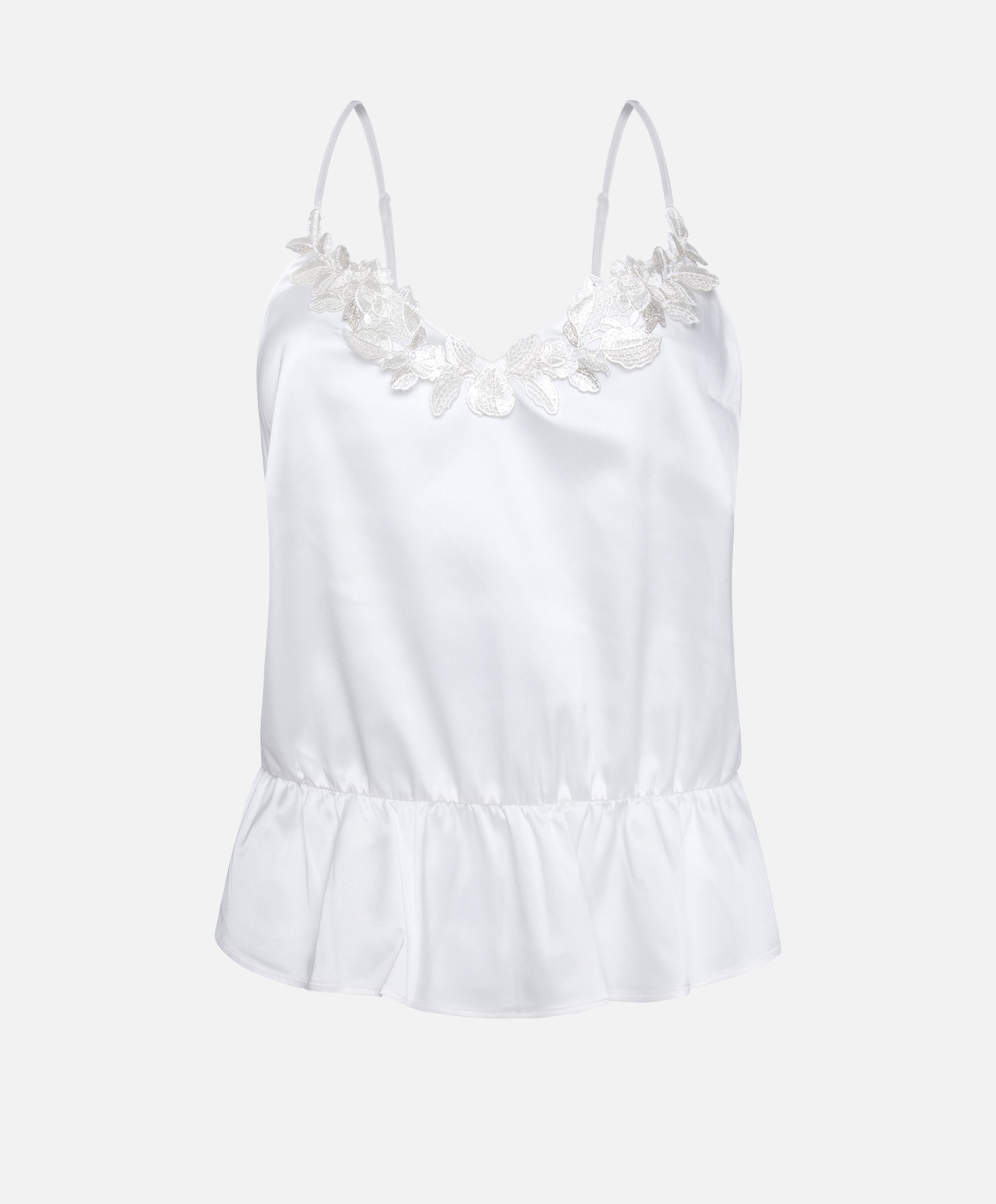 Oysho mùa thu và mùa đông giảm giá ánh sáng màu nâu ren đồ ngủ nhà nữ mùa hè sling tops 35212475959 đồ lót