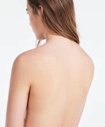 Oysho quây đen tự dính vào vẻ đẹp vô hình trở lại áo ngực dán ngực nữ 31944070800 dán ngực cánh tiên