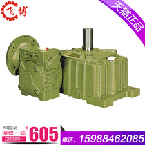 Feibo factory direct WPEDX WPEDO vertical worm gear reducer double stage reducer iron shell