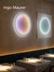 German Moodmoon Full Moon Wall Lamp Designer Model Bedroom Bedside Living Room Artistic Dimming Colorful Paper Wall Lamp