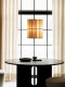 Danish Audo Hashira Restaurant Chandelier Designer Style Linen Bedroom Bedside Chandelier Simple Study Lamp
