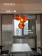 British Tom Dixom Melt Lava Lamp Duplex Loft Open-Air Living Room Lamp Staircase Dining Table Restaurant Chandelier