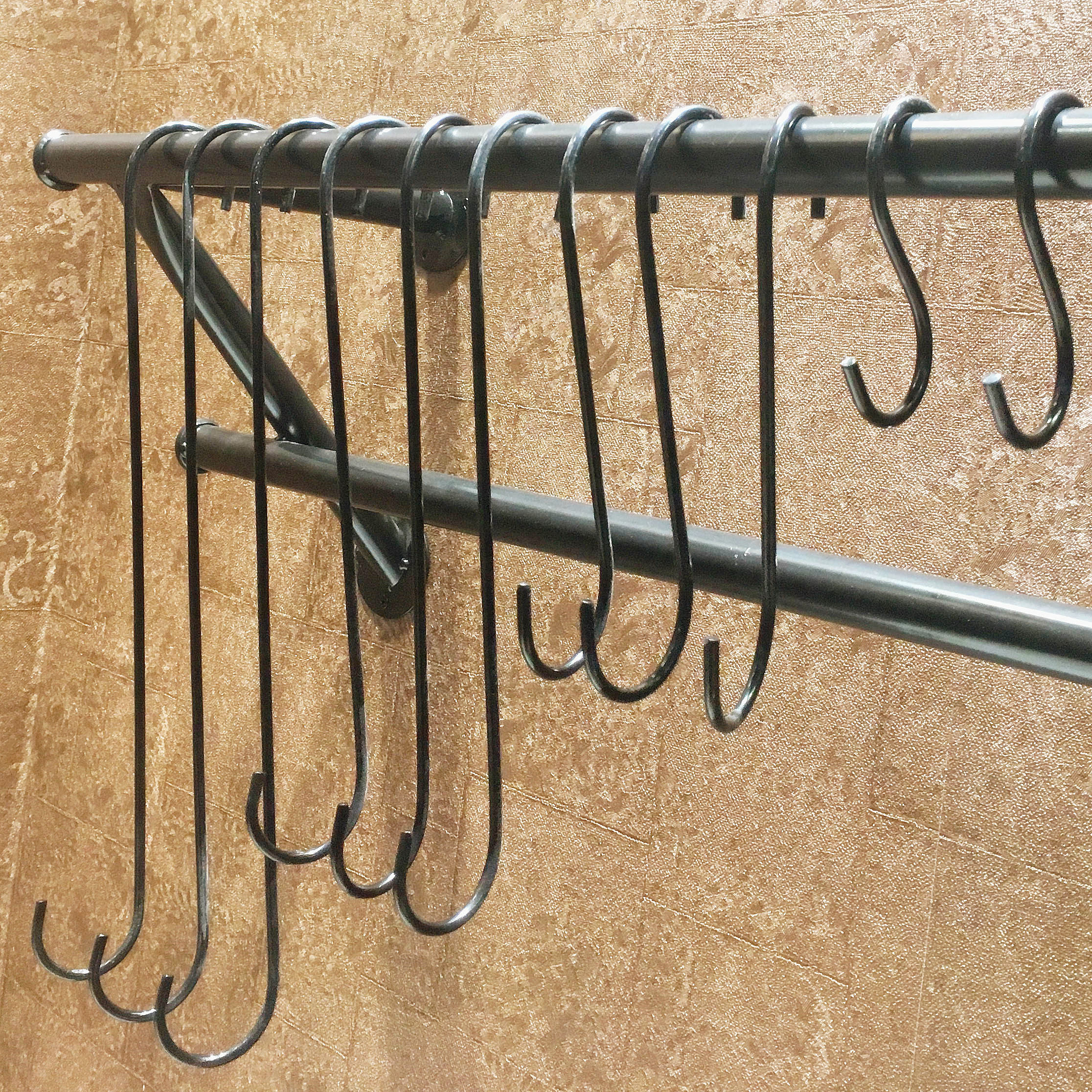 Iron art s hook clothing store hook hanging clothes S hook hanger display rack hook on the wall hanging clothes hook on the wall hook